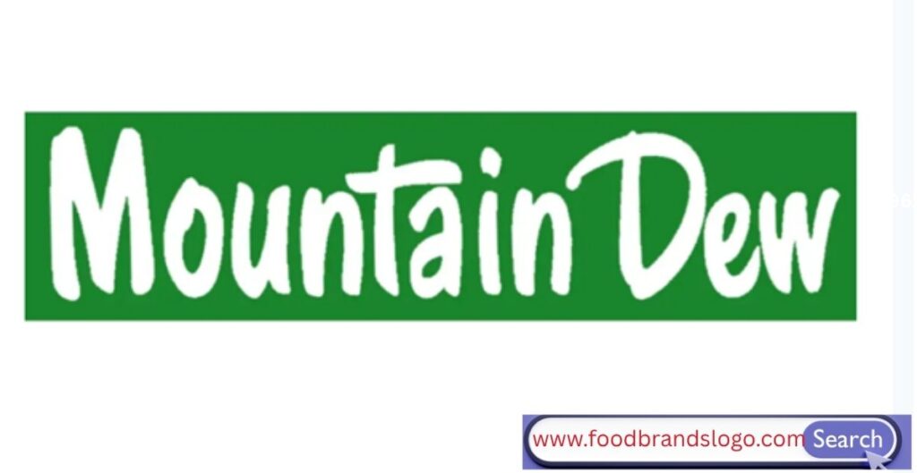 Mountain Dew logo 1948 to 1969 featuring hillbilly mascot with rifle and vintage slogan