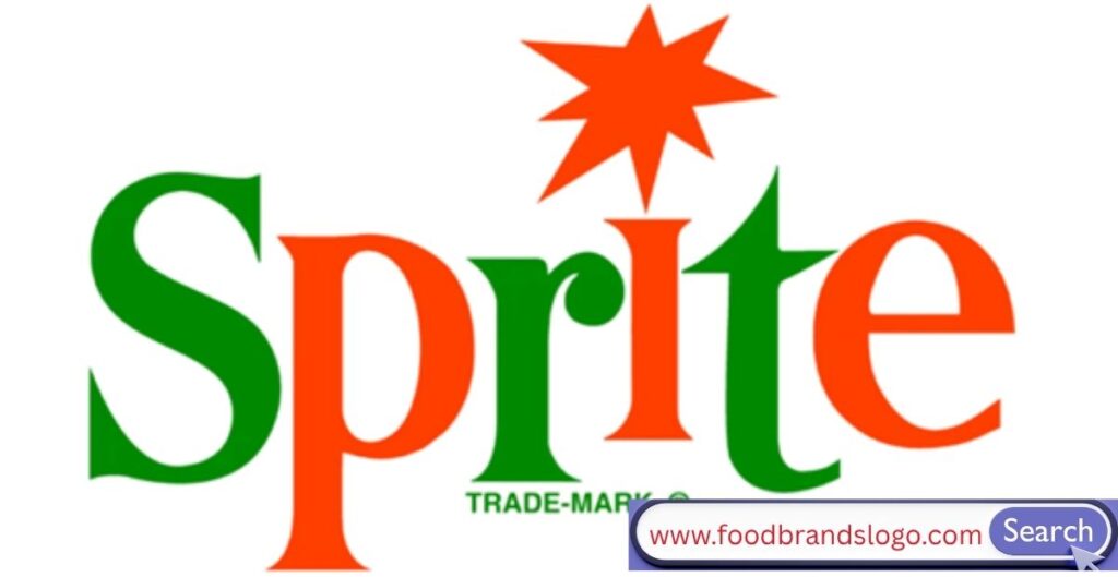 Sprite logo 1964 to 1974 with bubble elements and citrus-themed redesign