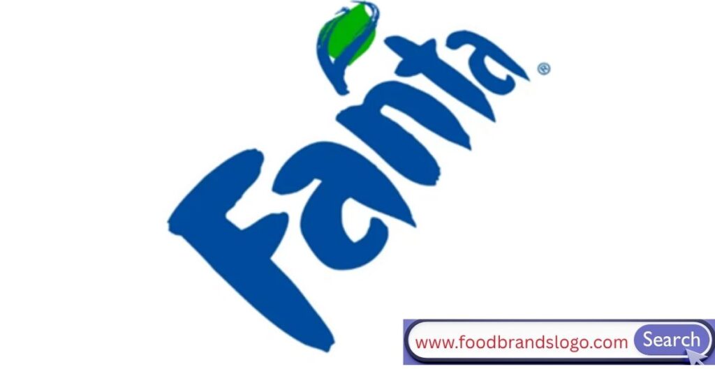 Fanta logo from 2004 to 2008 with clean design and youthful branding in orange and blue