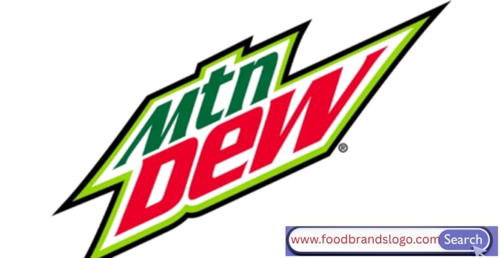 Modern Mountain Dew Logo 2016 to Present – Clean, Bold, Minimalist Design in Green and Red