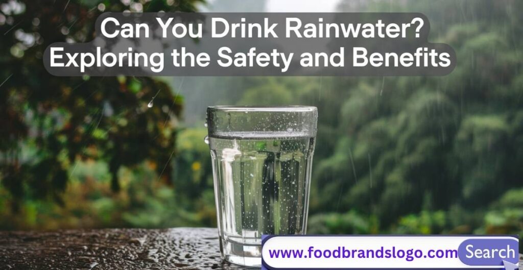 Person collecting rainwater in a glass jar during rainfall, symbolizing natural hydration and eco-friendly water sourcing